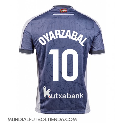 Camiseta Real Sociedad Mikel Oyarzabal #10 Segunda Equipación Replica 2025-26 mangas cortas